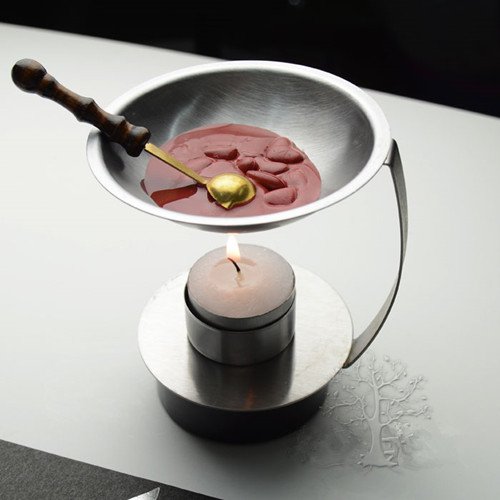 Mnyr Sealing Wax Warmer Wax Seal Kit Melting Spoon Tealight Candle Furnace Sealing Wax Beads Melt Furnace Tool Stove Pot Christmas Card Gift Package Wedding Invitations Sealing Wax Seal Stamp Kit #TOP1