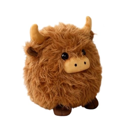 プラッシュ アニマル ドール - 収集品仲間 | 牛型のぬいぐるみ人形 子供向け柔らかいおもちゃ,ソファ ベッド カウチ デスク カー シート ホーム 寮 男の子 女の子 友達 ティーン 子供 用