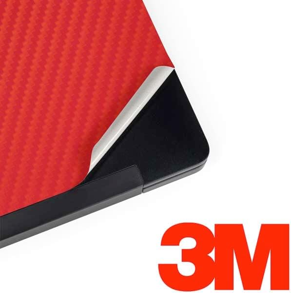 Skinit Decal Laptop Skin Compatible with Latitude 5490 - Officially Licensed Red Carbon Fiber Specialty Texture Material Design