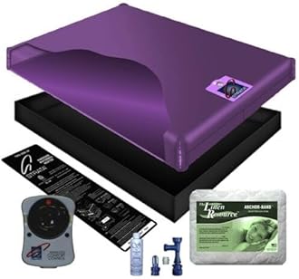 Genesis Series Free Flow Full Motion Premium Waterbed Bundle Package Cal King (72x84)