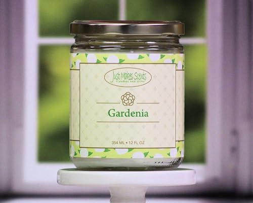 Gardeniascentedblendedsoycandlebyjustmakesscents12oz  Urban Country Home Decor Gardenia scented blended soy candle by just makes scents 12 oz  urban country home decor