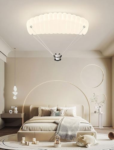 Plafonnier panda LED 62W moderne avec gradation d'intensité intégrée - 6