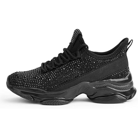 LUCKY STEP Rhinestone Slip-On Sneakers for Kids Cover