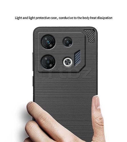Image of Soft Flexible Hybrid Armor Back Case Cover Compatible with Infinix GT 10 Pro (Hybrid Armor)