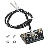 Hohe Helligkeit: Mini-LED-Kennzeichenleuchten mit 3 extra hoher Helligkeit 0.3 W Hochleistungs-SMD können universell für Motorräder / vierrädrige Motorräder / Autos / Anhänger usw. geschraubt werden.