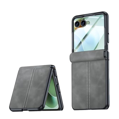 �K�pMotorola Razr Ultra 2026/70 Ultra�p�P�[�X�A�����X�N���[���v���e�N�^�[�t�������^PU���U�[�}�b�gPC�ϏՌ����d�b�J�o�[�X�}�[�g�t�H���P�[�X�C�K�pMoto Razr 70/70 pro/60 pro (�O���[,Razr70