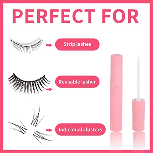 Colla Ciglia Finte, (2 * 8ml) colla per Ciglia