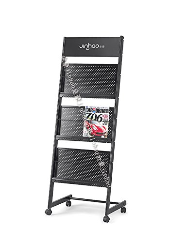 ABAJ A4 Metal Catalogue Stand,Magazine Stand, Portable Brochure Stand, Leaflet Stand, Literature Rack, Folding Magazine Holder,Floor Standing Magazine Holder Rack, Display Stand for Office -1611-picture-36