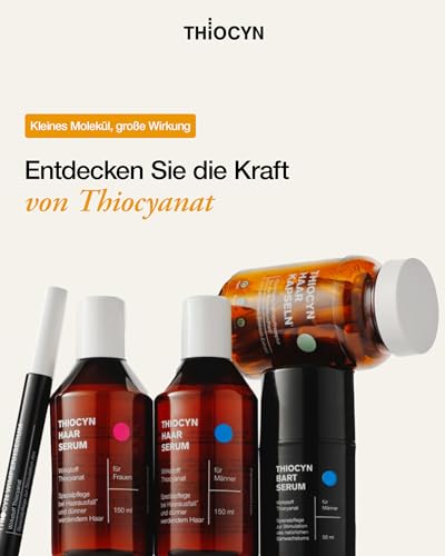 Foto von Thiocyn Haarserum gegen Haarausfall Mann - Haarwachsstum beschleunigen mit Thiocyanat-Formel - Spezialpflege bei Haarausfall (1 x 150ml)
