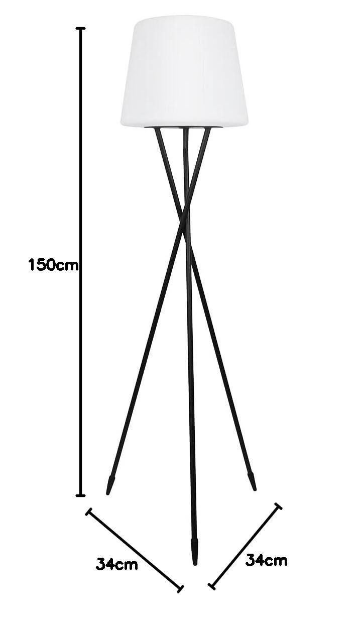 Lampada da terra senza fili per esterni H150CM TRY