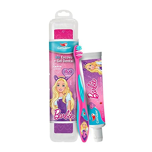 Kit Escova de Dente Junior + Gel Kids + Necessaire Barbier, Condor