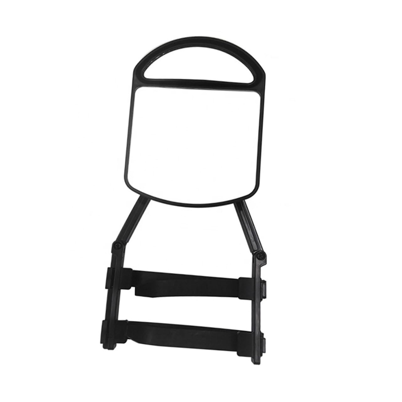 GALPADA Espejo de Remolque Ajustable Abrazadera Negra, Extensión Lateral Multifuncional para Vehículos y Remolques Instalación Estable y Correas de Goma