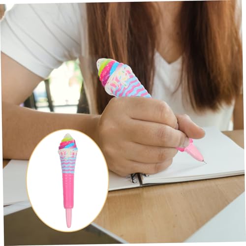 Bolígrafo de gel con diseño de helado color aqua miniatura 7