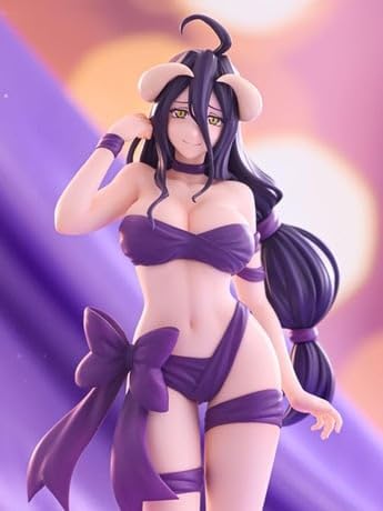 ONLY FROM JAPAN Anime BiCute Bunnies Statue (Albedo (Ribbons Bicute))