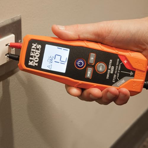 Klein Tools ET250 Voltage Meter, Ac Voltage / Dc Voltage Tester, Digital Multimeter thumb #3