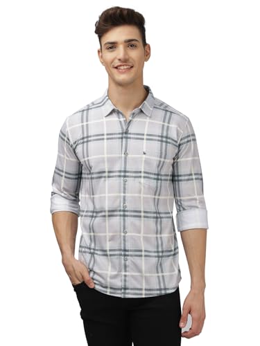 Image of BULLMER Trendy Regular Fit Striped Causal Full Sleeve Shirt for Men.