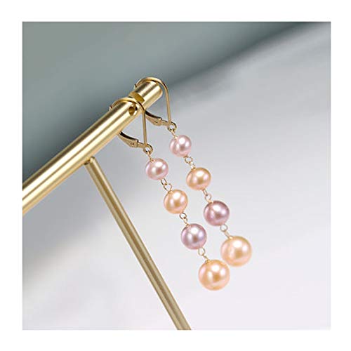 Boucles d'oreilles perles d'eau douce 5-9 mm or 14k ZYFSHA