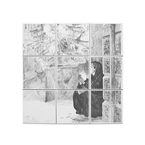 Carreaux Céramique Décoratif finition brillante illustration ancienne Andersen