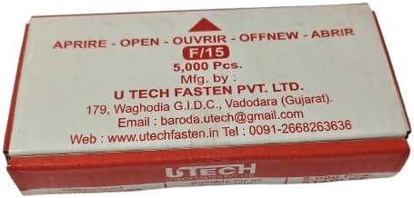 PMAT U-TECH BRAD NAILS 18 Guage F-15 (5000 Pcs)