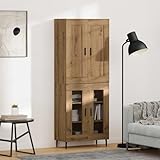 Accentuation élégante : ce buffet haut combine fonctionnalité et esthétique, crée une atmosphère bien rangée et met en valeur votre intérieur. C'est un choix idéal pour les buffets et buffets avec rangement, qui sont à la fois pratiques et attrayants.