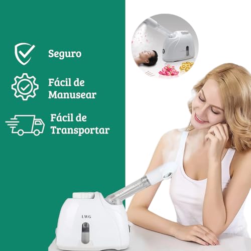 Maquina Spa Facial Vapor Limpeza Profunda da Pele Mantem umidade Acne e Cravos