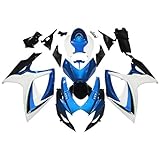 Motorcycle Full Fairing Kit Fit for Suzuki GSXR600 GSXR750 2006 2007 K6 06 07 GSXR 600 GSXR 750 ABS Plastic Injection Bodywork Body Kits Gloss Blue White