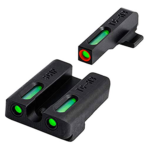 Image of Truglo TFX PRO Handgun Sight, Glowing Shock Proof Tritium and Fiber Optic Night Sight for Handguns, Compact, Durable, and Snag Free Sight