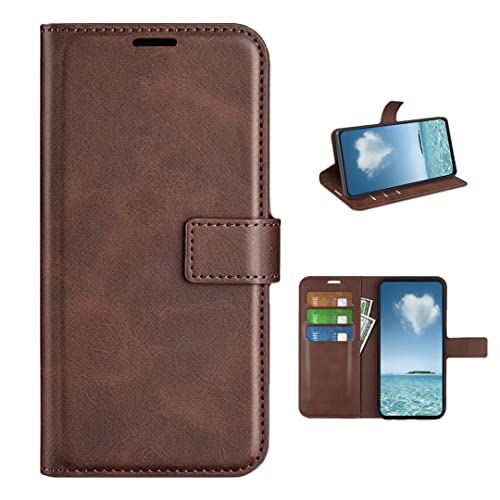 Étui en cuir de vachette pour Honor X6b avec boucle carrée élégante et fente carte