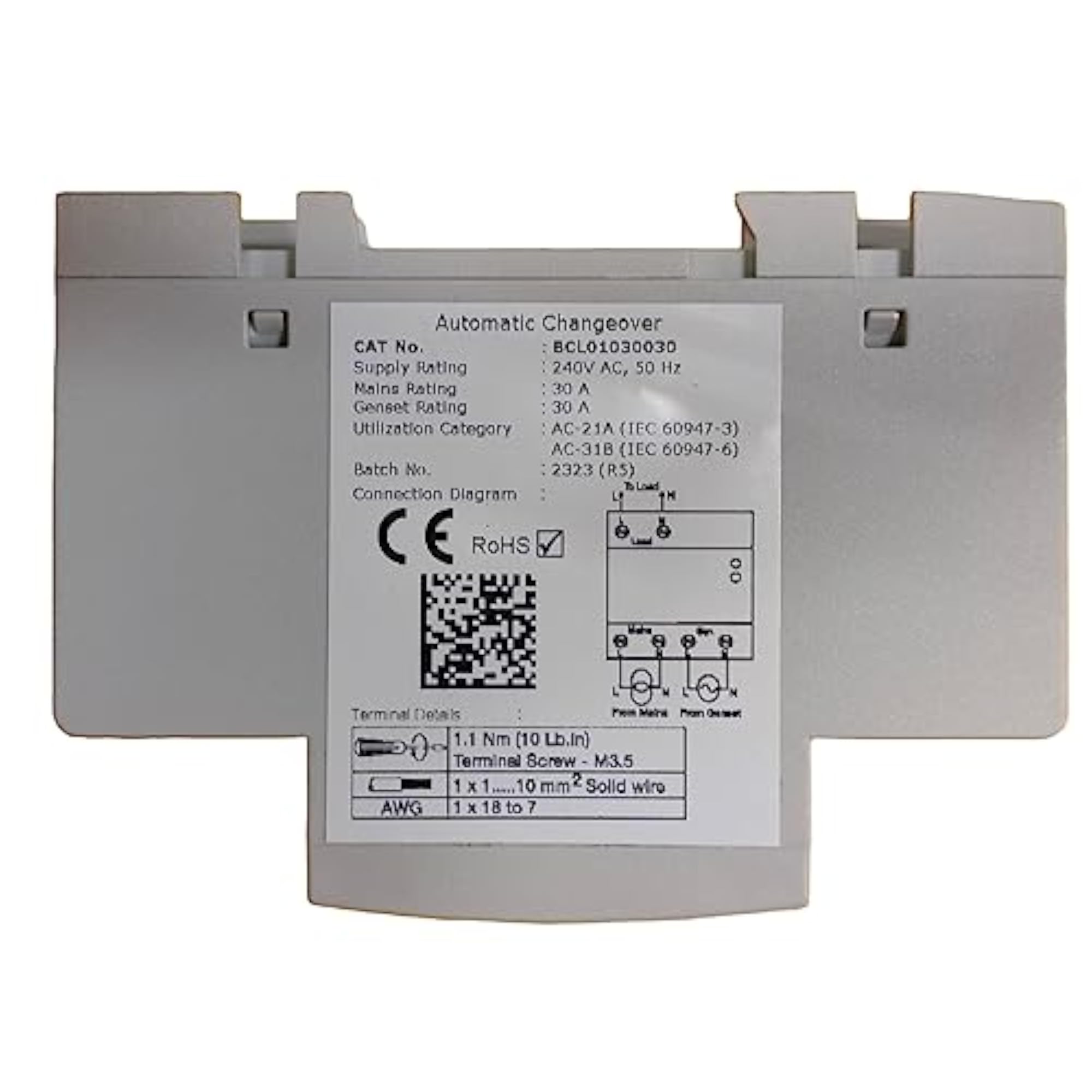 Lauritz Knudsen Electrical Automatic Changeover