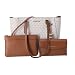 Produktbild Michael Kors Charlotte Große 3-in-1 Tote Crossbody Handtasche Leder, Vanille