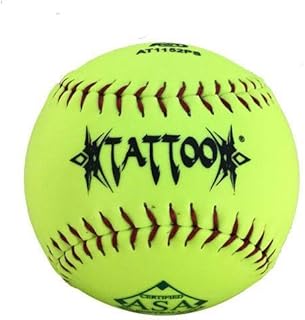 AD Starr Tattoo 52-300 11 Inch Synthetic ASA Slowpitch Softball - One Dozen: AT1152PS