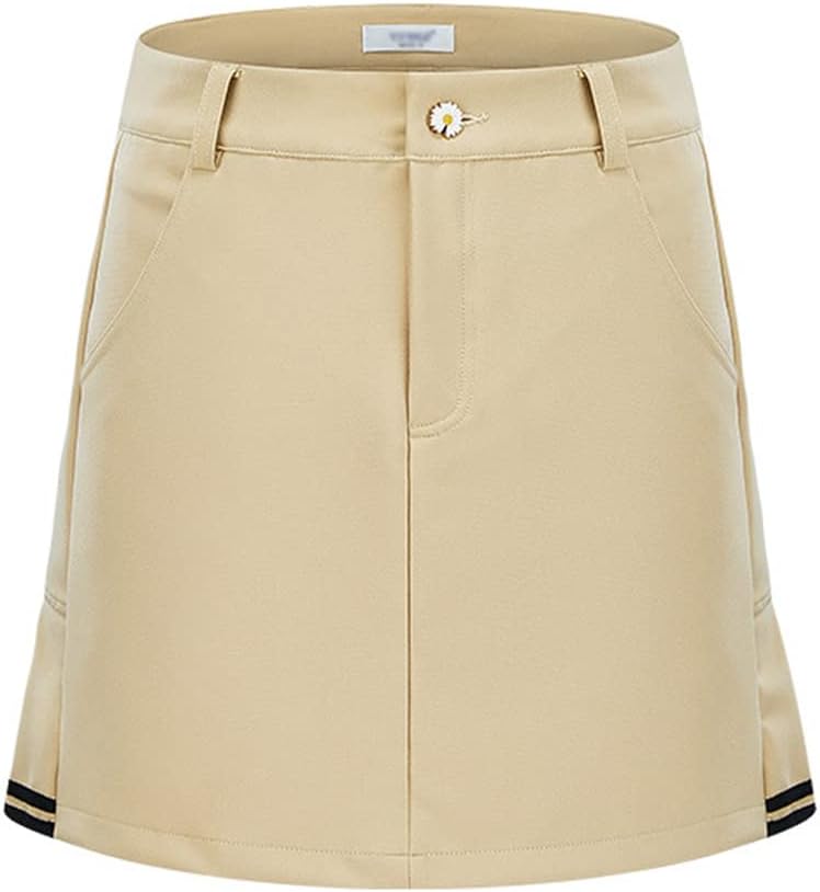 LANGWEI Women's Athletic Skirt Tennis Badminton Golf Skirt Stripes Fitness Athletic Skorts Pleated Skirts Culottes