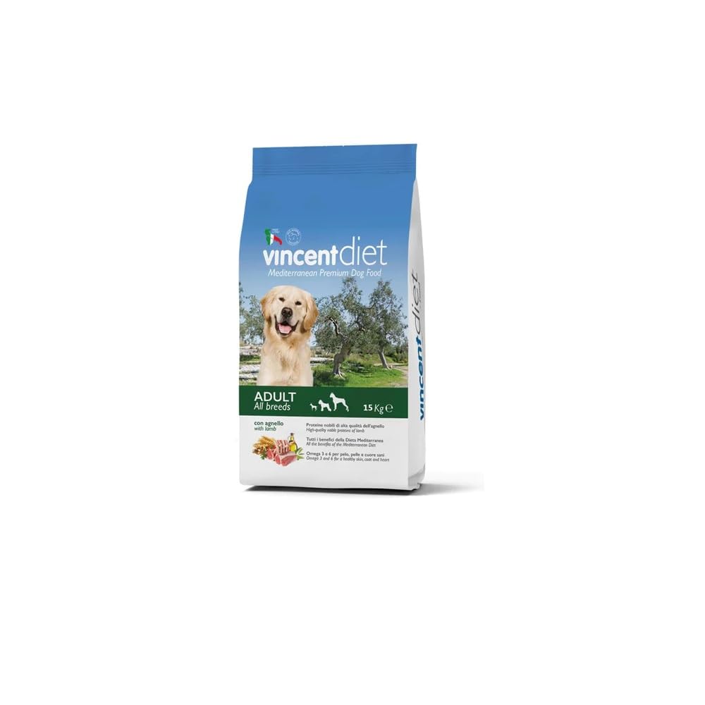Alimento Completo Fidog Vincent Diet 15 Kg Agnello Adult All Breeds Crocchette - Mangime Per Cane