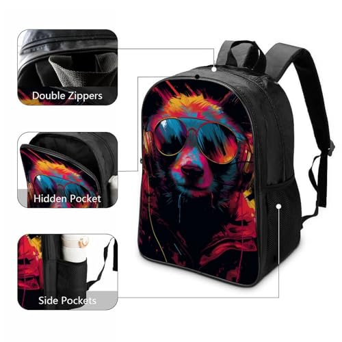 Mochila infantil impermeable de oso polar que protege libros y ropa 3