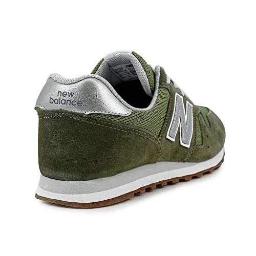 Tênis New Balance 373, Masculino, Verde/Prata, 41