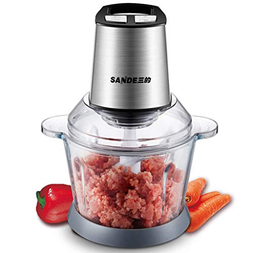 Fleischwolf-Zangenmaschinen Elektrische Küchenmaschine, Mehrzweck-Smart-Küchen-Zerhacker Gemüse-Obstschneider Zwiebelschneider Dicer, Mixer und