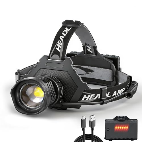 Bud K LED Headlamp USB Rechargeable, Head Lamp...