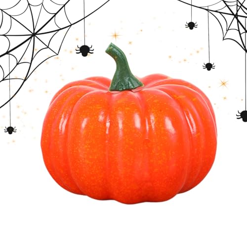 Genérico Calabazas Artificiales, Pequeñas Calabazas de Espuma de Halloween, Suministros para Fiestas Decoración del Hogar Decorativos para Halloween Exterior Interior Granja Cocina Porche