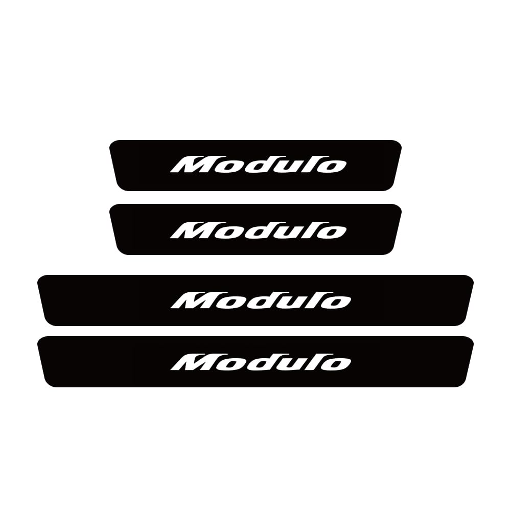 Sdyayfge Normal 4Pcs Kick Plates Car Door Sill Protector,For Modulo