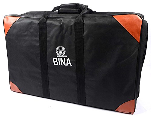 Latest Original Bina 17Dx Pro-Grade Indian Portable 9-Stopper Teak Harmonium W Coupler + Bag #TOP2
