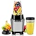 La Rêveuse Mixeur Blender pour faire des shakes smoothies 600 watts avec des bouteilles portables sans BPA de 600 ml et 700 ml (Silver)