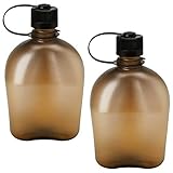 Nalgene Oasis 1qt Canteen Bottle - 2 Pack (Coyote)