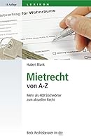 Mietrecht von A-Z (Beck-Rechtsberater) (German Edition) 3423050446 Book Cover