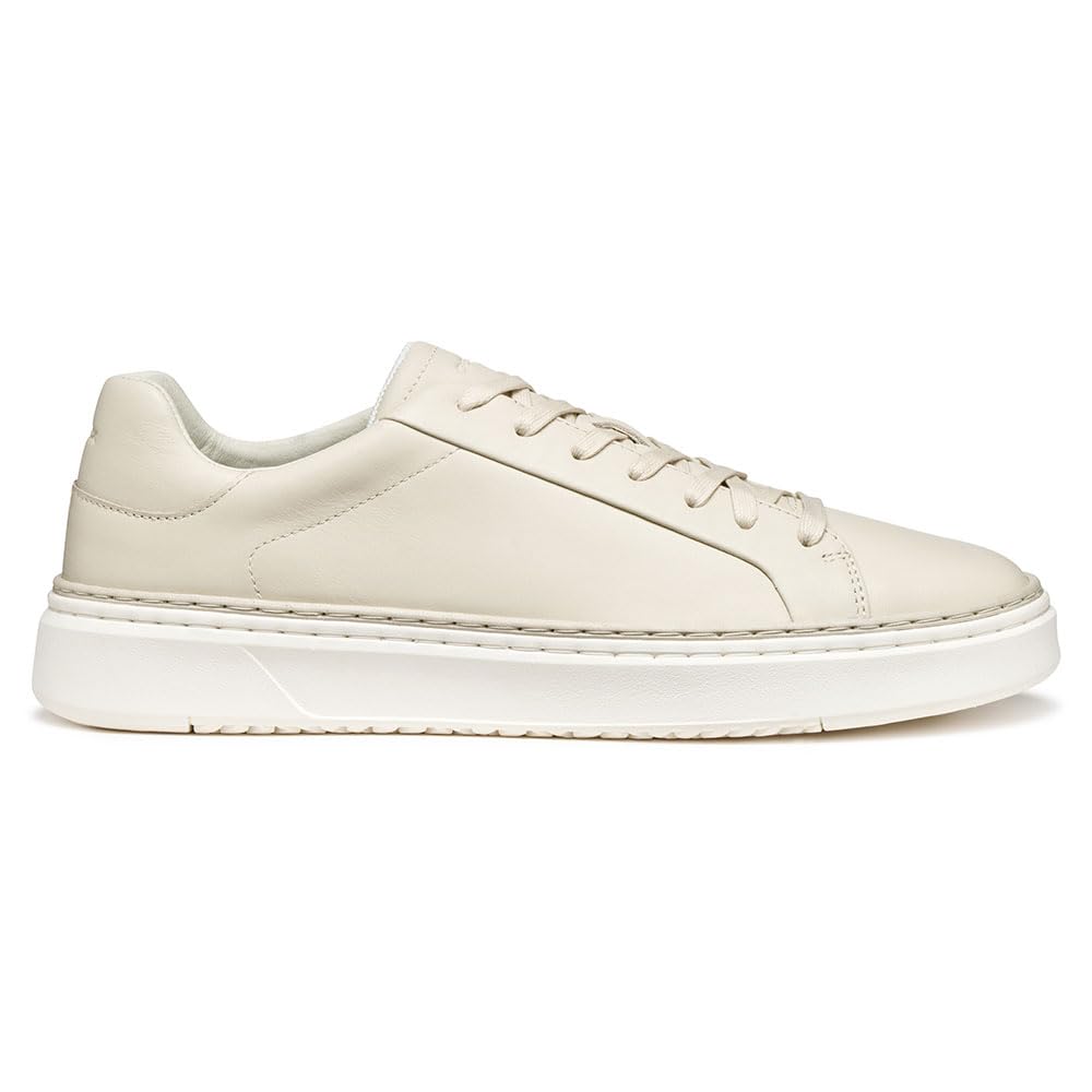 Geox Men's U Zackerty Trainers, White, 45 EU, White, 10.5 UK