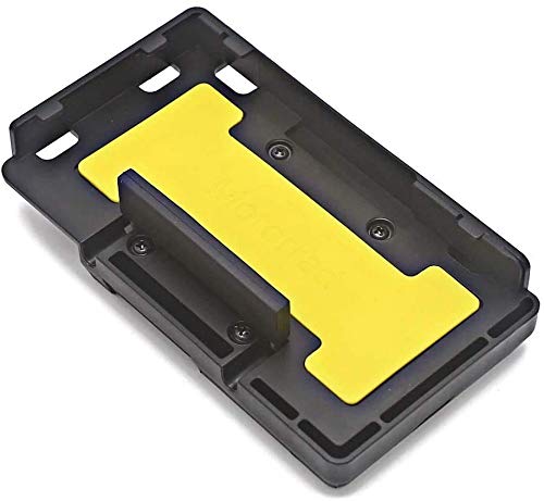 R&P Soporte de navegación del Cargador inalámbrico de la Motocicleta Carga rápida para BMW R1200GS R1250GS S1000XR F800GS F750GS Soporte de GPS (Amarillo)