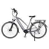【Sistema de cambio de 7 velocidades SHIMANO】 La rueda libre de 7 velocidades de Shimano permite cambiar a un piñón más grande para las subidas y reducir a un piñón más pequeño para las velocidades altas. En combinación con el sistema de asistencia al pedaleo, puedes establecer la velocidad adecuada para completar tu recorrido.