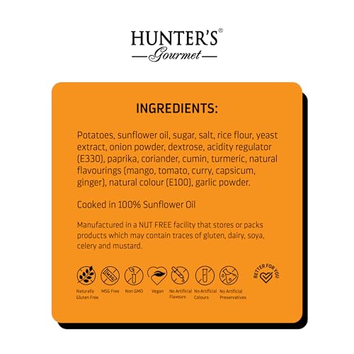 Hunter's Gourmet Sweet Chilly Chutney Hand Cooked Potato Chips 125g