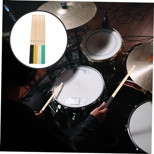Baquetas de madera de arce para percusión 4 pares miniatura 6