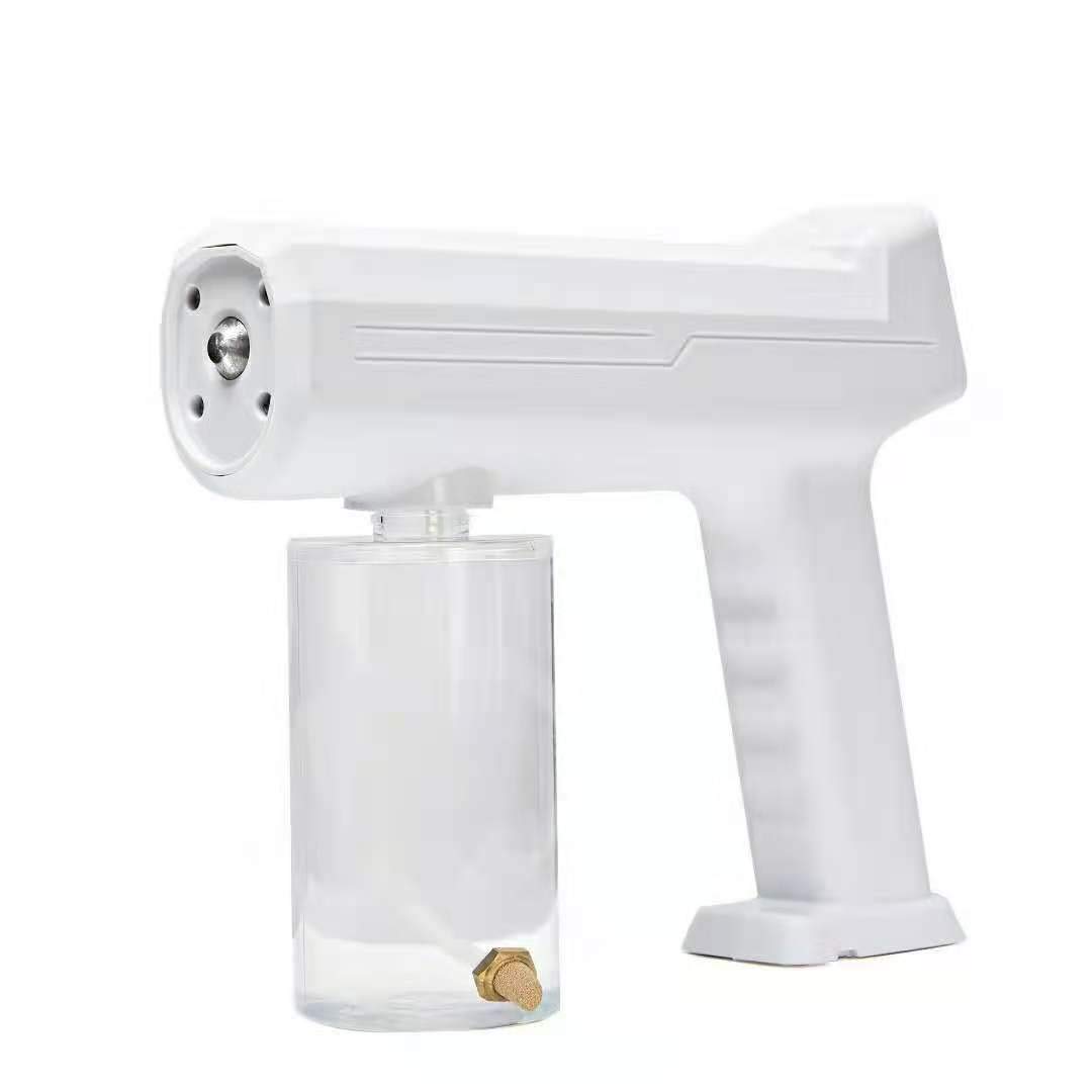 ZYC Nebulizzatore Portatile 300ML Nano Atomizzazione Disinfettante Spruzzatore Pistola a spruzzo d'Acqua Ricaricabile con Luce Blu Macchina per la disinfezione Domestica Atomizzatore