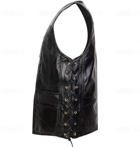 STANDARD MOTORCYCLE LEATHERS バイカーベスト Amazon.co.jp: XINMALL